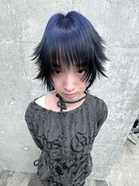 オーン 渋谷(OOn)&nbsp;シャギーウルフ/デザインカラー