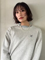 タヴィ(Tavi)&nbsp;ボブパーマの抜け感ヘア/ボブレイヤー/レイヤーボブ/ボブカット