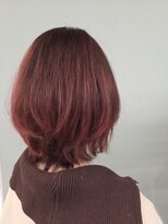 リボン(Libon)&nbsp;プードルボブ×ワインレッドヘアカラー