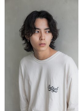 アリエッタ ギンザツー(ARIETTA GINZA2) センターパートミディアム×ニュアンスパーマ