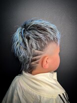 デザイニングヘアードゥ(designing hair Deux)&nbsp;キッズバーストフェードラインアート　【キッズバリアート】