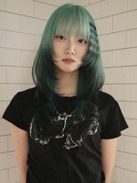 クペウヘイヴン(cope'u HAVEN)&nbsp;原宿/ウルフカット レイヤー デザインカラー ルーツカラー