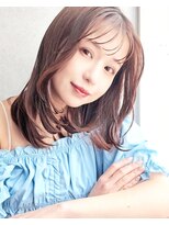 キングスベリー(Hair Relaxation King's Berry) 抜け感くびれミディ×ショコラベージュナチュラルショート