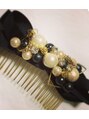 ビファインクーアヴェダ(Be fine coo AVEDA)&nbsp;手作りのヘアアクセサリーです！！
