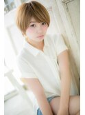 うざバングショートボブb