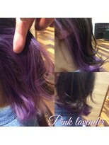 ヘアーメイク トレコローリ(hair make trecolori) 【trecolori 津田沼】ピンクラベンダー