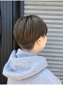 【room和枝】刈り上げミルクティーショート【長野 塩尻】