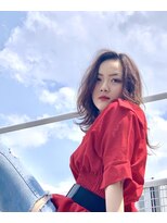 アーチフォーヘアー(a rch for hair) 【大人かわいいミディアムレイヤー】×【外ハネ】