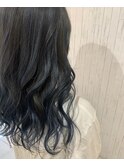 ハイライト☆ネイビーブルー【カペリベラ香里園店】