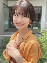 コクーン 銀座(Cocoon) 旬髪ショート#切りっぱなしボブ#美髪#ピンクブラウン