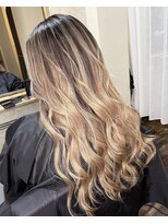 ファンド 千葉(fand)&nbsp;バレイヤージュ/ペールベージュ/ハイトーンカラー