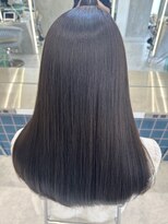 ロンドルーチェ 心斎橋(Lond luce)&nbsp;ダークアッシュ/ミディアムレイヤーカット［髪質改善/縮毛矯正］