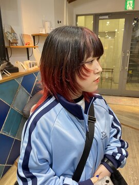 ロア 福岡天神本店(LORE) チェリーレッドカラー