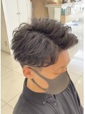 波巻きスパイラルパーマシャドウパーマツイストスパイラルパーマ