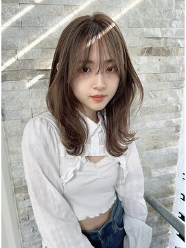 レミエ ダイカンヤマ(lemiie) 顔まわりが可愛い☆レイヤーカット☆くびれヘア レイヤーロング