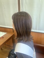 アメイジングヘアー 千歳店(AMAZING HAIR)&nbsp;大人外ハネボブ/グレージュカラー/ニュアンスカラー/透明感