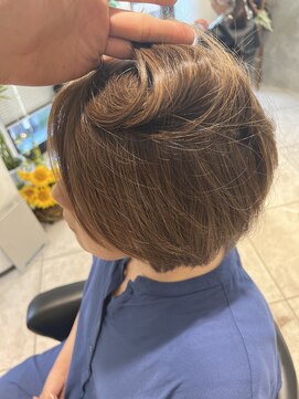 ナイン バイ アソビ 銀座(Nyne by asobi) 30代40代50代◎絶壁解消/白髪ぼかし/大人ショートボブ【Nyne】