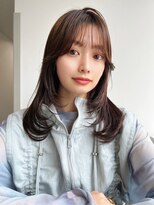 フィーリーカラー 大阪梅田店(feery color)&nbsp;オリーブベージュショートミニボブグレージュブリーチレイヤー