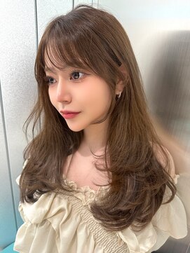 ロンドウル 熊本(Lond ulu) 大人美人なlayer style /ネオ韓国layer cut/フォギーベージュ