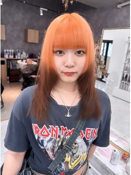 リル ラウム 原宿(LiL Raum) エンドカラー/原宿/ブリーチ/ダブルカラー/レイヤーカット