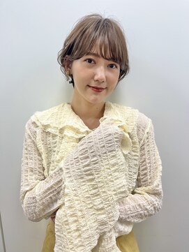 エディット トウキョウ(e.dit tokyo) 【e.dit tokyo Misa】ショート　透明感カラーショートボブ