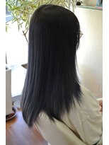 シマズ ヘアーサロン Shimazu hair salon&nbsp;ロング×ブルーブラック