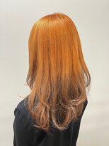 ルシードスタイル バレッタ(LUCIDO STYLE BARRETTA)&nbsp;オレンジ×ブラウン ルーツカラー