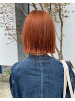 ロマリア(Lomalia)&nbsp;【Lomalia表参道】馴染むハイトーン/オレンジワンレンボブ