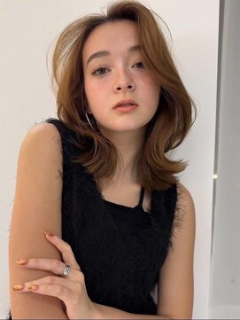 ソヨン 栄2号店(SOYON) 《韓国/レイヤーカット/レイヤーボブ/ベージュ》