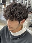 シャドウパーマツイストスパイラルパーママッシュツーブロック