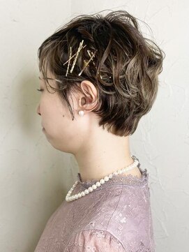 レイール 下北沢(Reir) 【Reir_下北沢】*ショートヘア+お呼ばれアレンジ*