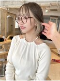 ショート ボブ インナーカラー 韓国風5425