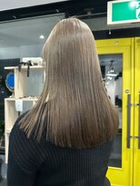 ナービス(NARVIS)&nbsp;ブリーチなしダブルカラー/ミルクティーベージュ/ストレートヘア