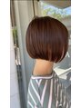 アンドコー(&Co)&nbsp;切りっぱなしボブは小顔カットが肝心！切りっぱなしは綺麗めで◎