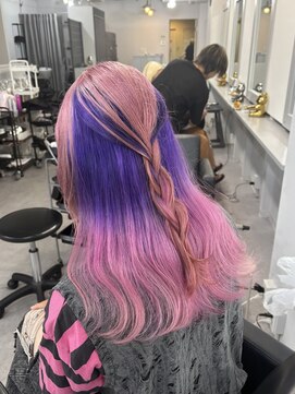 シェイロ(Cielro) 【夜空?オーロラ?ピンク×パープル】SAKI