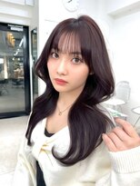 オニキス(ONYX)&nbsp;T87透明感ブリーチ無しカラー韓国レイヤーカットハッシュカット