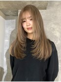 【kako】ミルクティーベージュ&ラフレイヤー