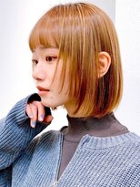 セイドット オモテサンドウ(Say. omotesando)&nbsp;Say.ボブレイヤーヘーゼルグレージュアッシュブロンド表参道青山