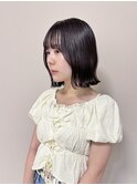 切りっぱなしボブショートボブタッセルボブ縮毛矯正ストレート