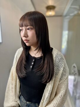 ソイクフ 四条大宮店(SOY-KUFU) 20代30代40代◎似合わせカット暗めカラーレイヤースタイル