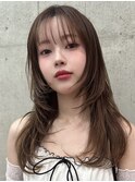 韓国風レイヤーカット髪質改善ダブルカラーハッシュカット
