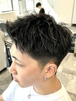 ハッシュタグネイビー 仙台駅前店(#NAVY) スパイキーショートフェザーショート波巻きツイスパ仙台美容室