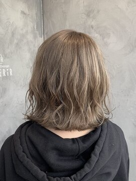 シェリール(CHERiR) 冬色ブリーチ×透明感ミルクティー◎20代30代小顔レイヤー