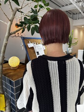 切りっぱなしボブ