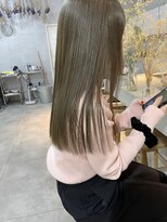 ミント(mint) スモーキーな透明感オリーブベージュ!