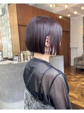 アペロ 柏(Apero) 切りっぱなしボブ/内巻きボブ/ラベンダー/柏美容室