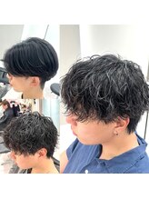 【メンズパーマ】新旬のメンズパーマをこの街で。最先端のトレンドを熟練の技術で再現し、理想の髪型へ。