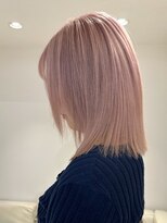 ベレーザ 渋谷(BELEZA) 18623_ピンクミルクティーベージュハンサムショートウルフボブ