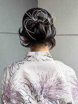 ヘアーアイストゥーレ(HAIR ICI TRE)&nbsp;夏のヘアアレンジ浴衣アレンジタイトアレンジリボンアレンジ