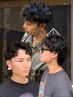 【今だけ新規限定】MEN'Sカット+選べるパーマ+トリートメント¥8,800